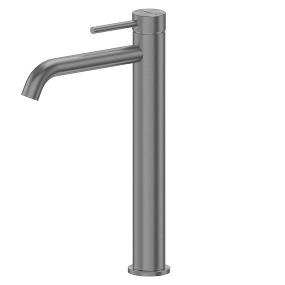 Смеситель для раковины высокий Abber Wasser Kreis 316 AF8111BGG-L, оружейная брашированная сталь - фото 