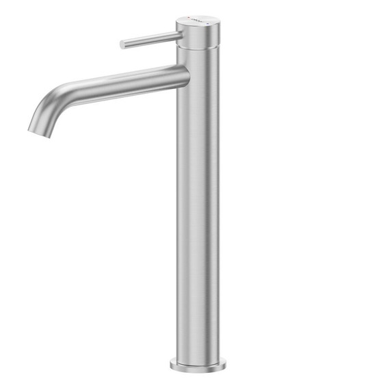 Смеситель для раковины высокий Abber Wasser Kreis 316 AF8111BST-L, сталь брашированная - фото 