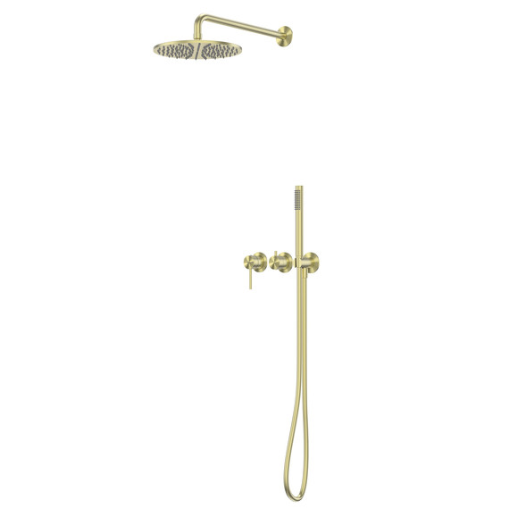 Душевая система для душа Abber Wasser Kreis 316 AF8118BG, золото брашированное - фото 