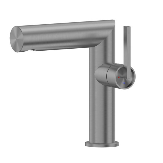 Смеситель для раковины ABBER Perfekte 316 AF8A10BGG, оружейная сталь брашированная - фото 