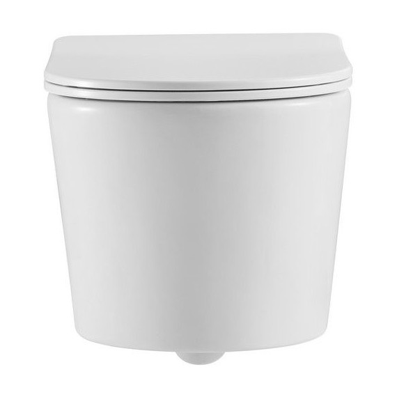 Унитаз подвесной безободковый Aquatek Оберон AQ1363WT-00 с тонкой крышкой микролифт (система смыва Торнадо) - фото 2