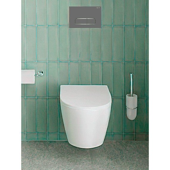 Унитаз подвесной безободковый Aquatek Оберон AQ1363WT-00 с тонкой крышкой микролифт (система смыва Торнадо) - фото 7