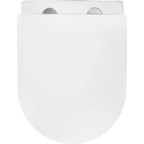 Инсталляция с подвесным унитазом комплект: Grohe Rapid SL 38772001 с подвесным безободковым унитазом Azario Uno AZ-2380 сиденье микролифт, крепление, кнопка смыва хром - фото 10