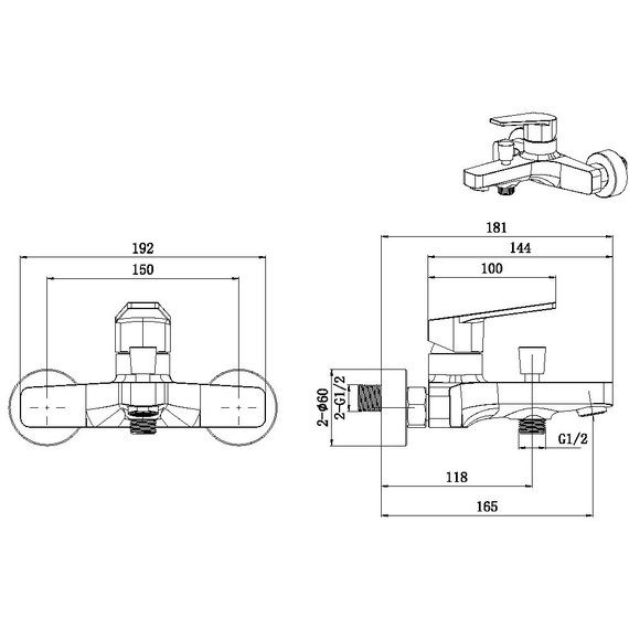 Смеситель для ванны Allen Brau Eclipse 5.E1003-00 - фото 4