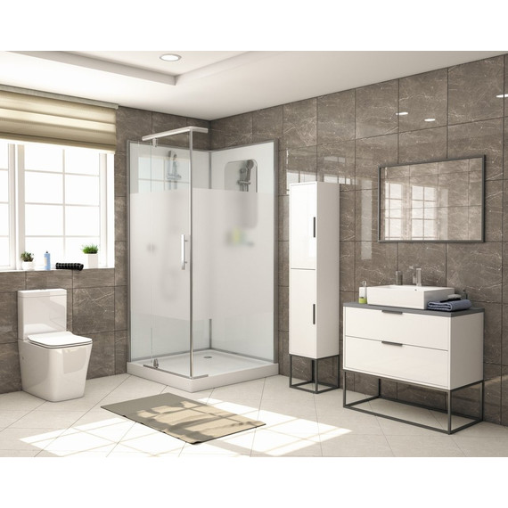 Душевое кабина Grossman 100x100 см GR171QL, хром/матовое - фото 3