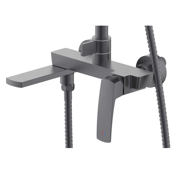 Душевая стойка Azario Conda AZ-K2411GR, графит - фото 2