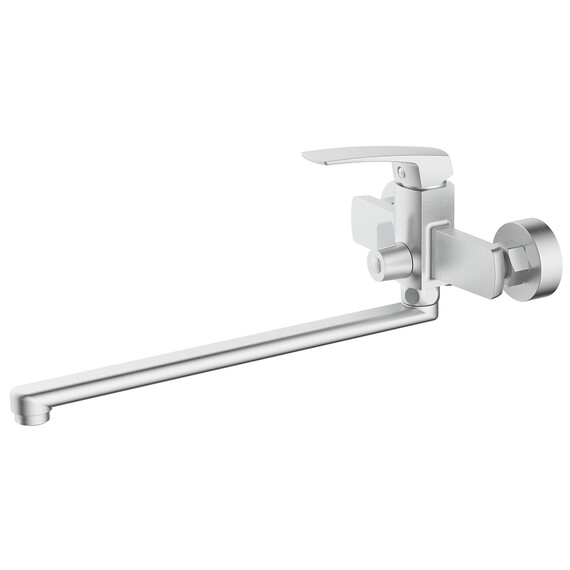 Смеситель для ванны с душевым гарнитуром Azario Conda AZ-K1711BN, сатин - фото 2