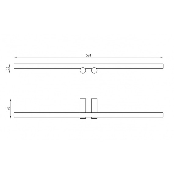 Держатель для полотенец ABBER Osten 316 AA1855BGG, цвет оружейная сталь брашированная - фото 2