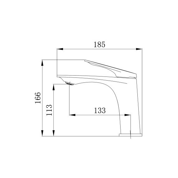 Смеситель для раковины Azario Lursy AZ-K1049GR, графит - фото 2