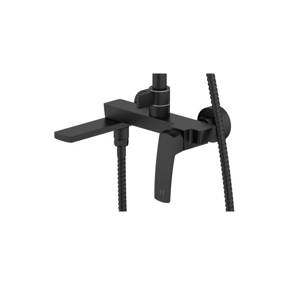 Душевая стойка Azario Conda AZ-K2411B, чёрный матовый - фото 2