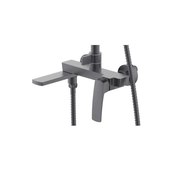 Душевая стойка Azario Conda AZ-K2411GR, графит - фото 2