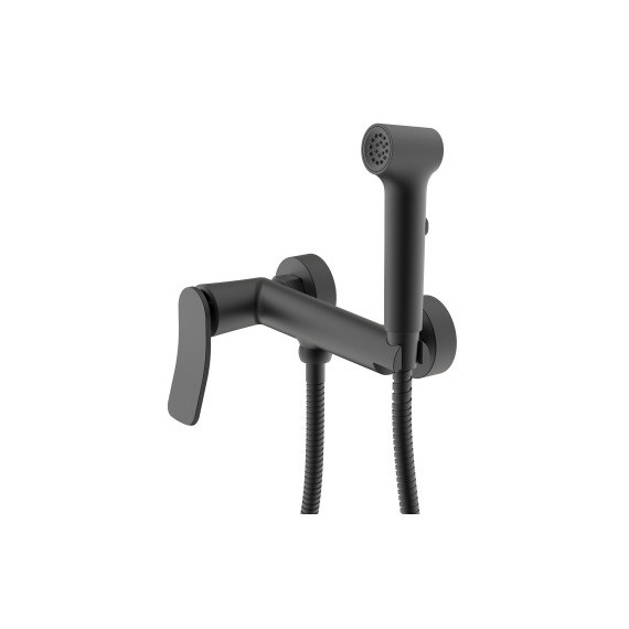 Набор для гигиенического душа Azario Escaro AZ-K2574B, чёрный матовый - фото 