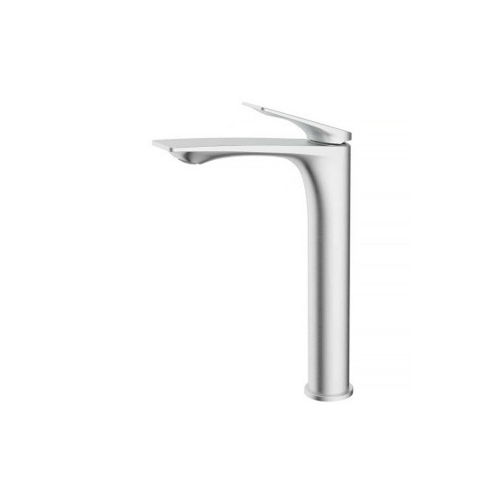 Смеситель для раковины высокий Azario Lursy AZ-K9049BN, сатин - фото 