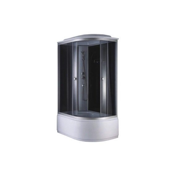 Душевая кабина Loranto 120х80 см CS-886EATM/B-120 L, хром/прозрачное - фото 