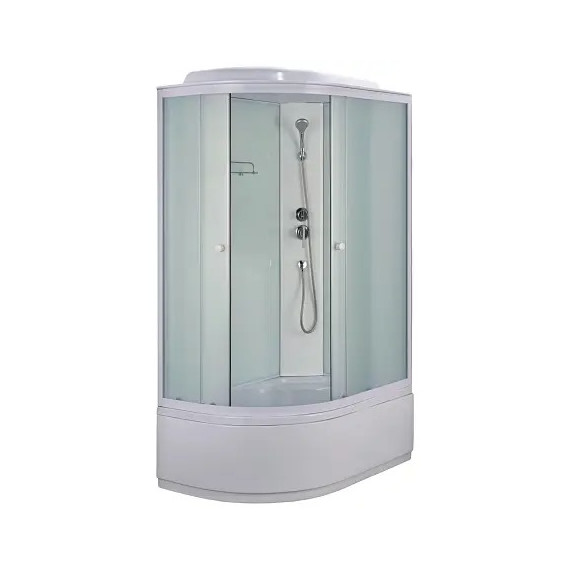 Душевая кабина Loranto 120х80 см CS-887EDTM/W-120 R, белый/прозрачное - фото 