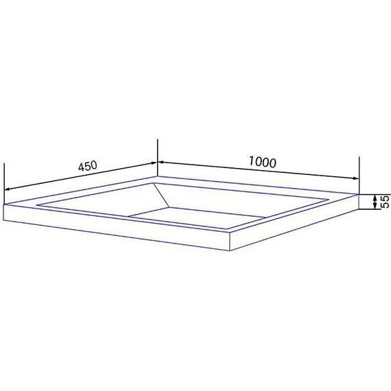 Тумба подвесная с раковиной Azario Zena 100/2 100 см CS00096979, кашемир - фото 6