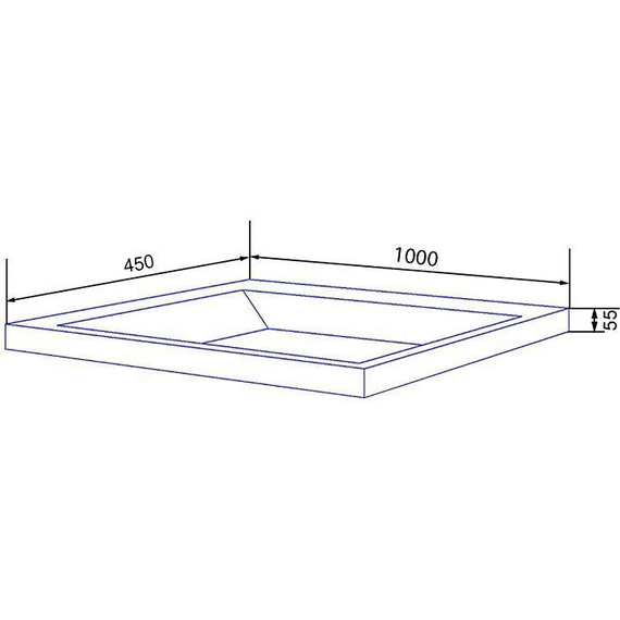 Тумба подвесная с раковиной Azario Zena 100/2 100 см CS00096981, белый глянцевый - фото 7