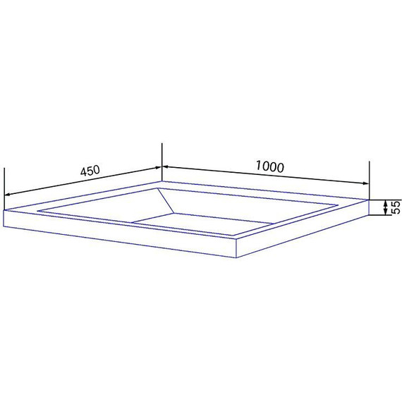 Тумба подвесная с раковиной Azario Zena 100/2 100 см CS00097709, белый глянцевый - фото 6