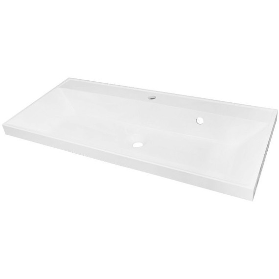 Тумба подвесная с раковиной Azario Zena 100/2 100 см CS00097710, серый - фото 3