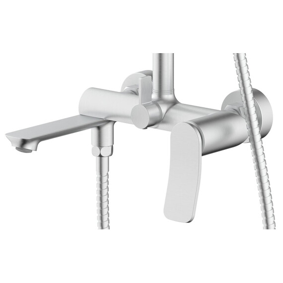 Душевая стойка Azario Escaro AZ-K2374BN, сатин - фото 2