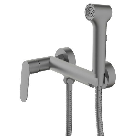 Набор для гигиенического душа Azario Alanti AZ-K2532GR, графит - фото 