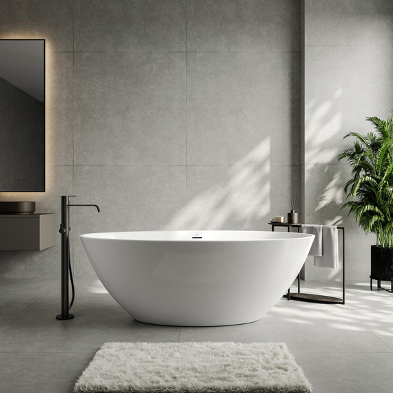 Ванна отдельностоящая Abber 165x90 см AB9249-1.6 - фото 5