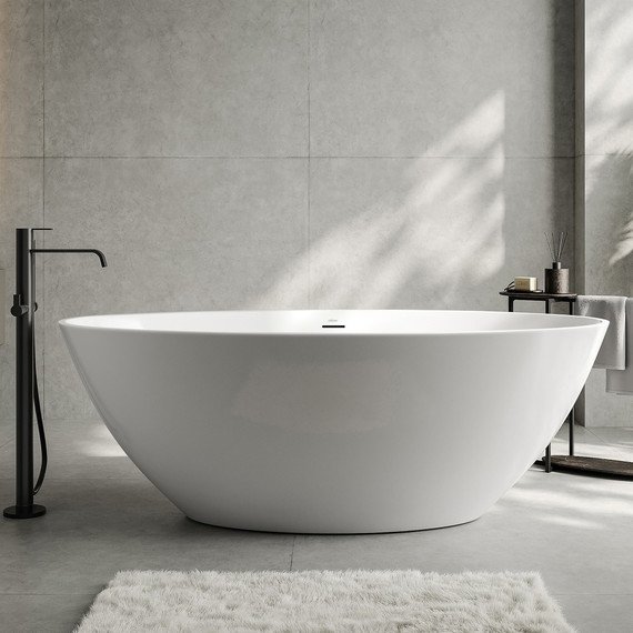 Ванна отдельностоящая Abber 165x90 см AB9249-1.6 - фото 4