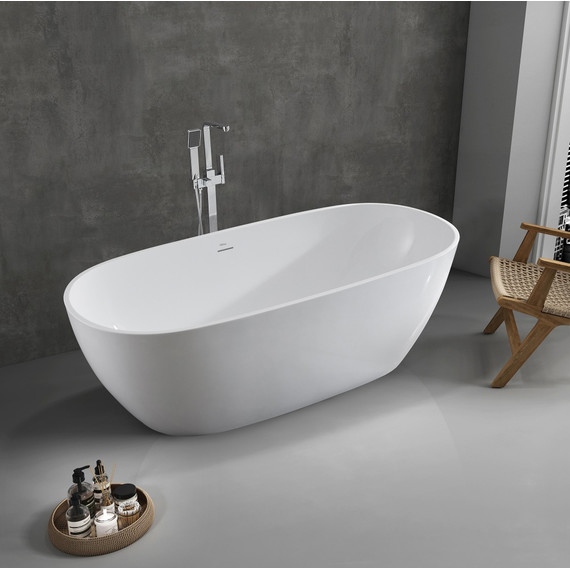 Ванна отдельностоящая Abber 160x81,5 см AB9263-1.6 - фото 3