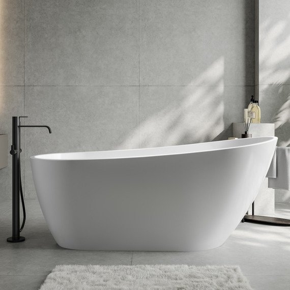 Ванна отдельностоящая Abber 170x80 см AB9501 - фото 4