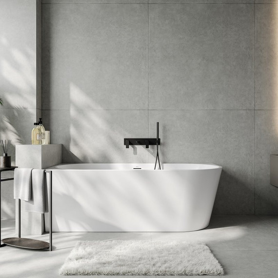 Ванна акриловая Abber 140x70 см AB9502-1.4 L - фото 6