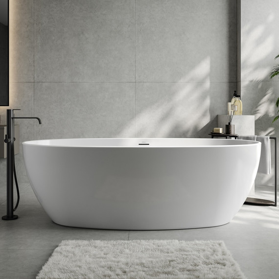 Ванна отдельностоящая Abber 186x88,5 см AB9504 - фото 4