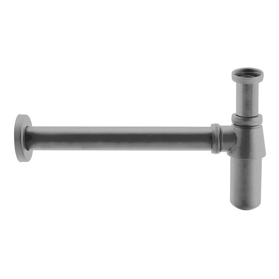 Сифон для умывальника Aquatek  AQ6011BGM, оружейная сталь - фото 