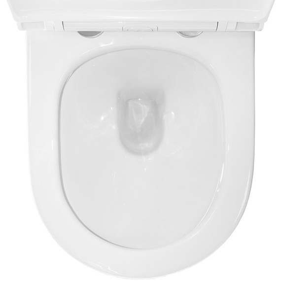 Инсталляция с подвесным унитазом комплект: Azario Forte AZ-100-100F с подвесным безободковым унитазом Uno AZ-2380 сиденье микролифт, кнопка смыва хром AZ-100-020F - фото 15