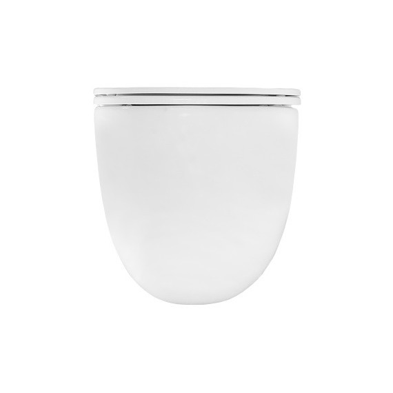 Унитаз подвесной безободковый Azario FOTE AZ-116-UQ3 с тонкой крышкой микролифт (Система смыва торнадо) - фото 12