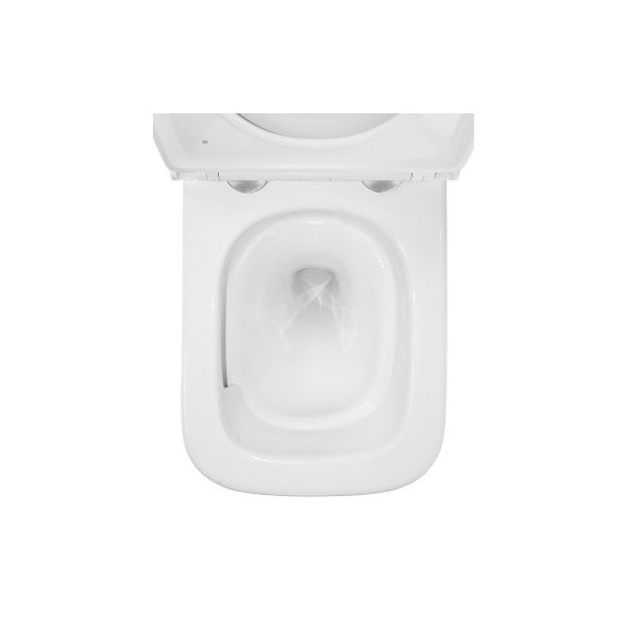 Унитаз подвесной безободковый Azario FOTE AZ-116-UQ3 с тонкой крышкой микролифт (Система смыва торнадо) - фото 7