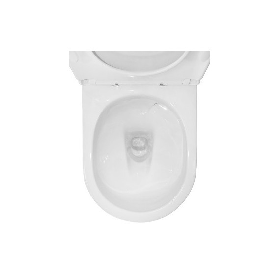 Унитаз-компакт безободковый Azario LANDER AZ-1257A с крышкой микролифт (система смыва Торнадо) - фото 10