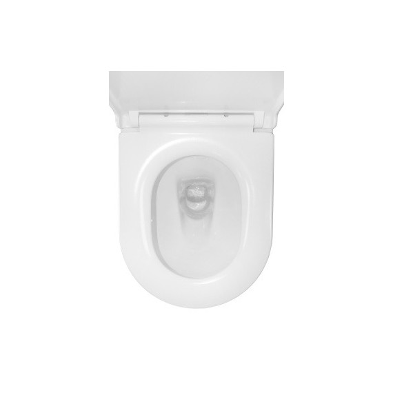 Унитаз-компакт безободковый Azario LANDER AZ-1257A с крышкой микролифт (система смыва Торнадо) - фото 11