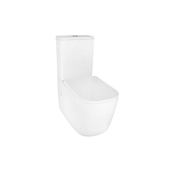 Унитаз-компакт безободковый Azario RIANO AZ-1305A с крышкой микролифт (система смыва Торнадо) - фото 4