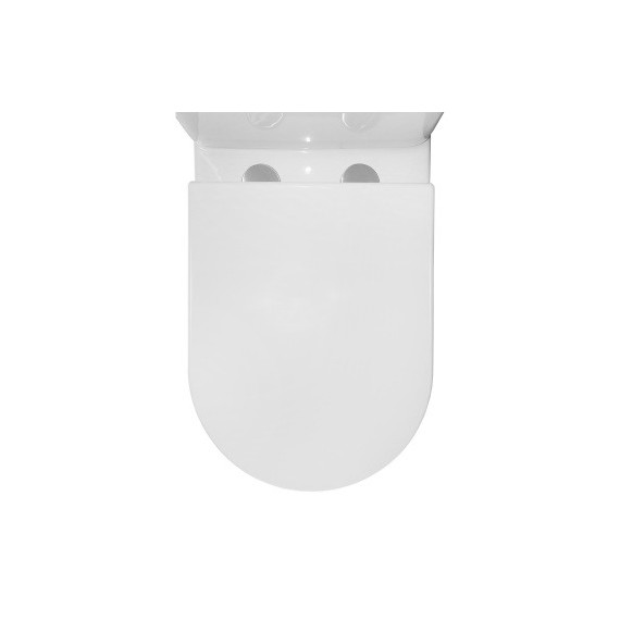 Унитаз-компакт безободковый Azario RIANO AZ-1307A с крышкой микролифт (система смыва Торнадо) - фото 13