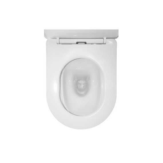 Унитаз-моноблок безободковый Azario Prime AZ-1363OP с тонкой крышкой микролифт - фото 11