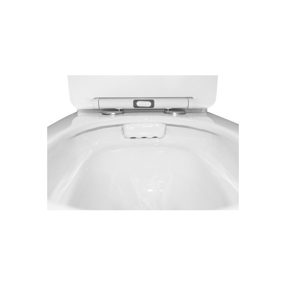 Унитаз-моноблок безободковый Azario Prime AZ-1363OP с тонкой крышкой микролифт - фото 10