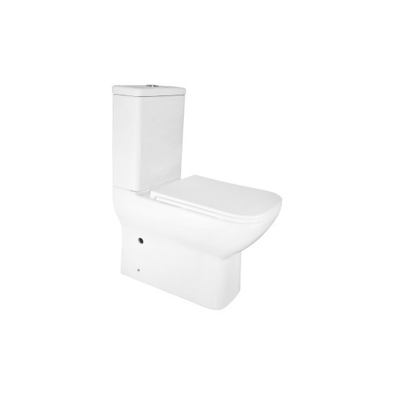 Унитаз-моноблок безободковый Azario VARO AZ-2171 с тонкой крышкой микролифт - фото 11