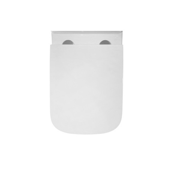 Унитаз-компакт безободковый Azario Quadro AZ-2175-1 с тонкой крышкой микролифт - фото 13