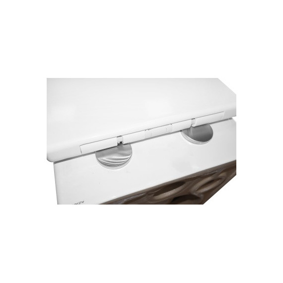 Унитаз подвесной безободковый Azario BONELLE AZ-2801E с тонкой крышкой микролифт (Система смыва торнадо) - фото 8