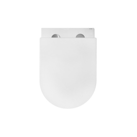 Унитаз подвесной безободковый Azario BONELLE AZ-2801E с тонкой крышкой микролифт (Система смыва торнадо) - фото 4