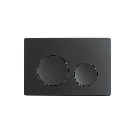 Кнопка смыва BelBagno BB-03C-NERO.M, чёрный матовый - фото 