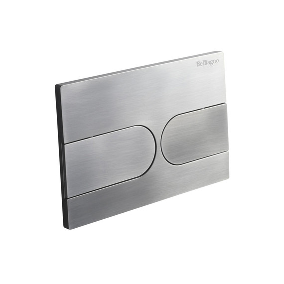 Кнопка смыва BelBagno BB-11-GM, оружейная сталь - фото 2