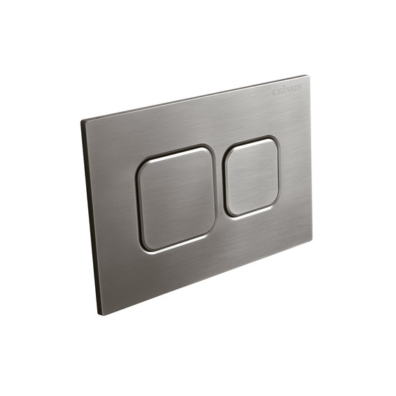 Кнопка смыва Cezares Pneumatic PN2-BTN-GM, оружейная сталь - фото 2