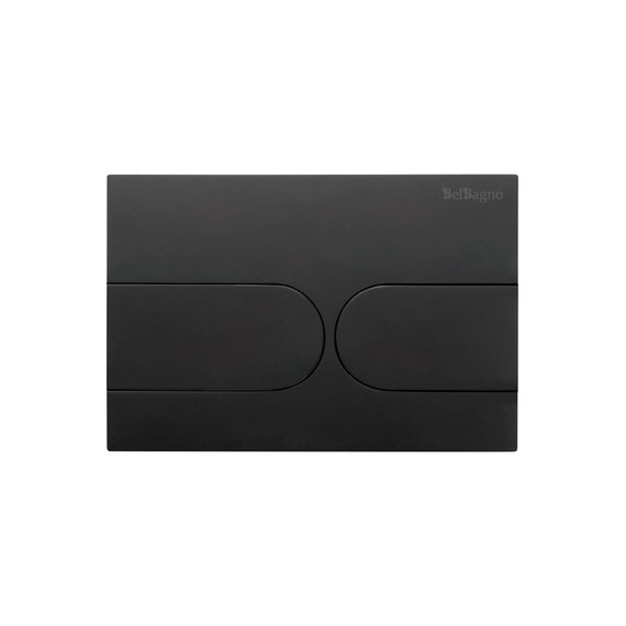 Кнопка смыва BelBagno BB-11-NERO.M, чёрный матовый - фото 
