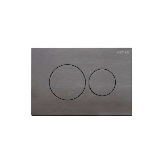 Кнопка смыва Cezares Pneumatic PN1-BTN-GM, оружейная сталь - фото 